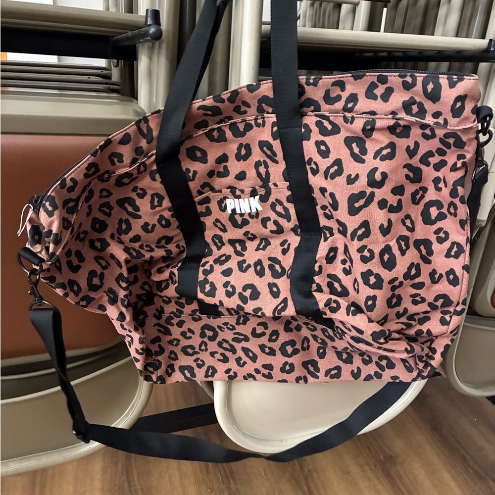 PINK Victoria's Secret Animal Print Travel Bag
